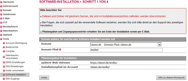 install