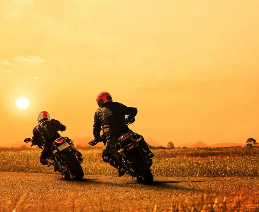Motorrad Rucksack Hartschale mit dem Test