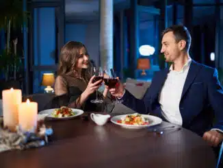 Dating zuhause Abendessen Wein