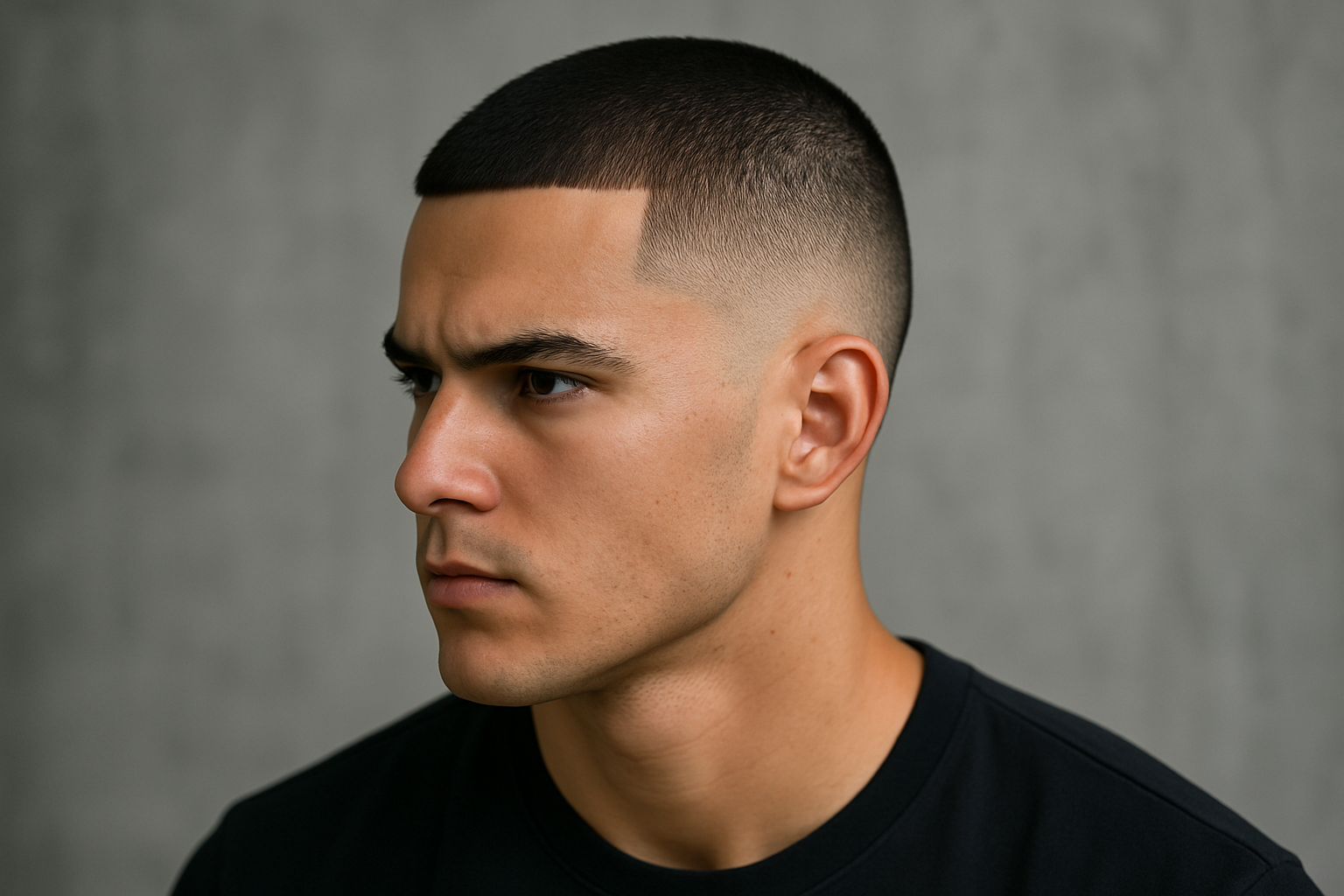 Burst Fade Buzz Cut Haarschnitt Bild