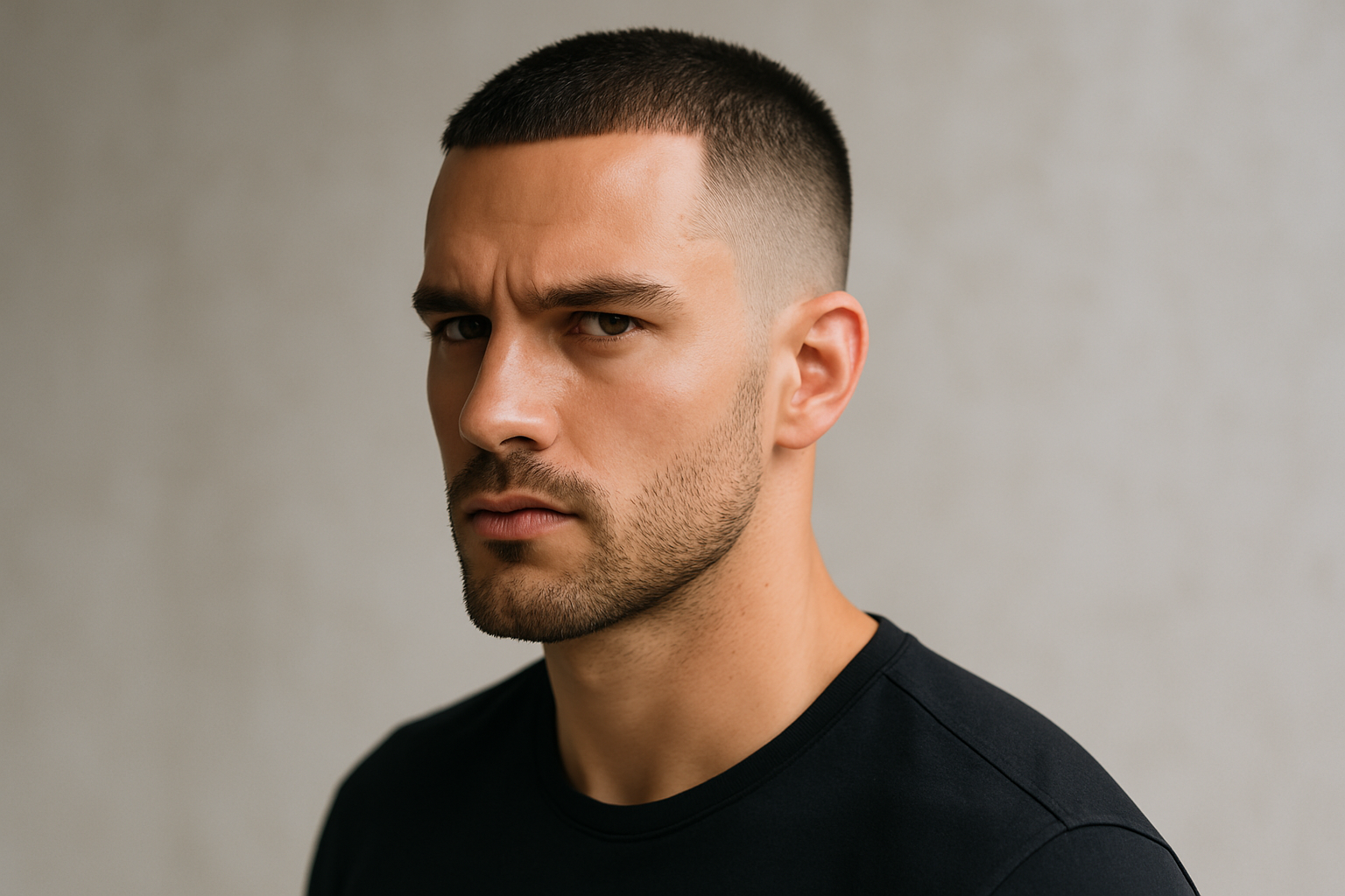 Buzz Cut Fade Bild