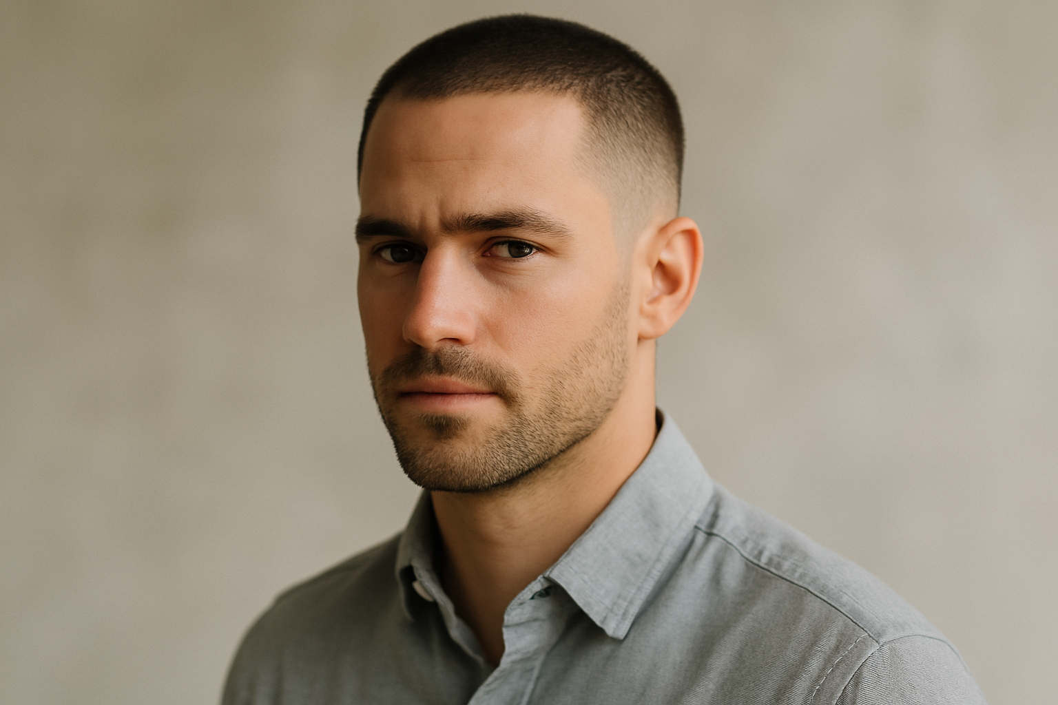 Buzz Cut Taper Bild