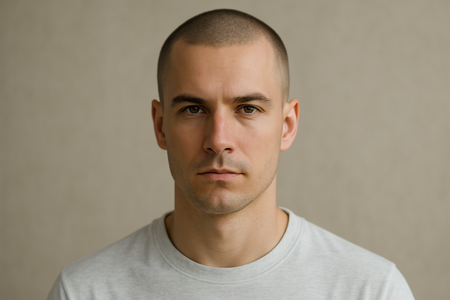 Buzz Cut ohne Übergang