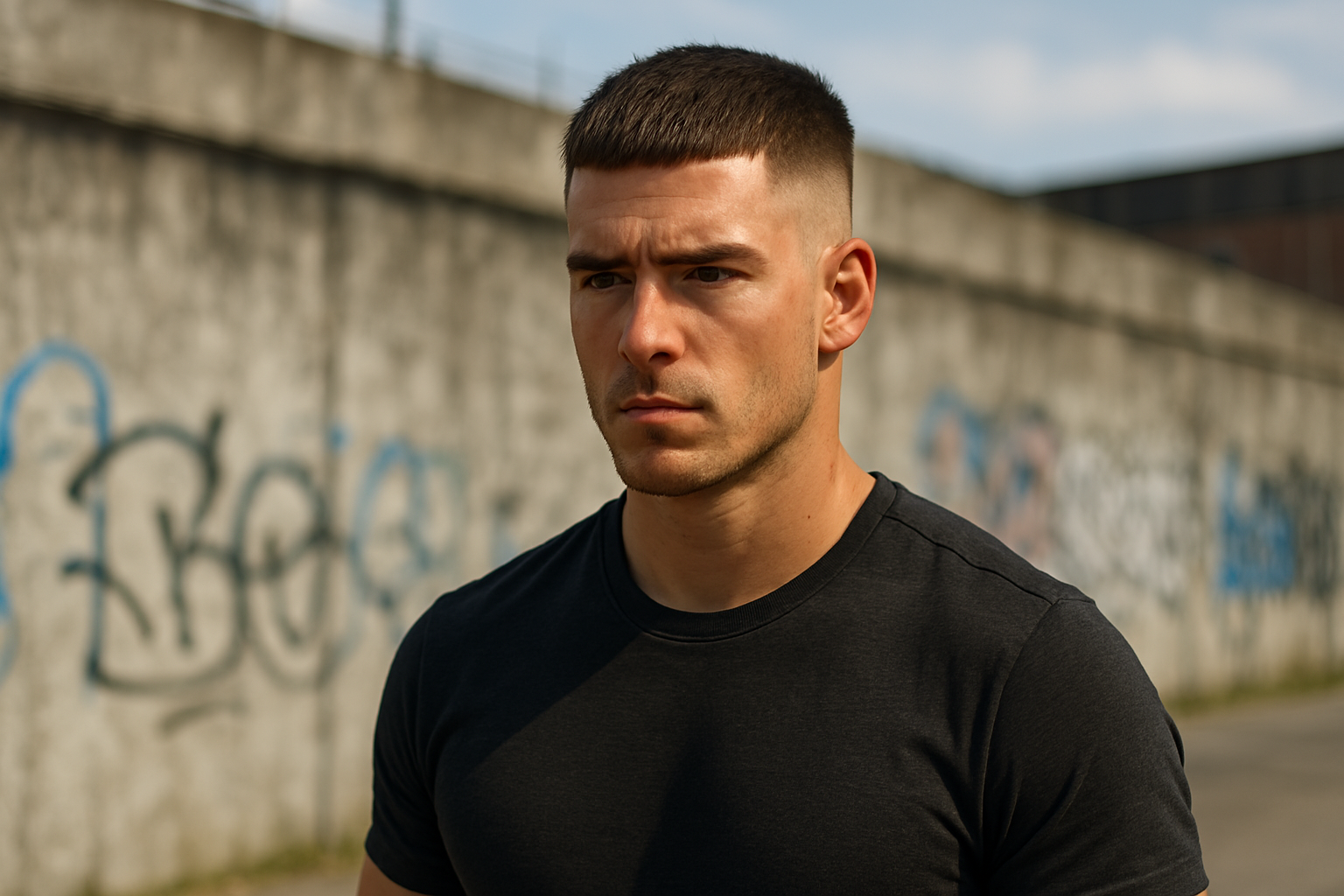 Boxerschnitt Übergang