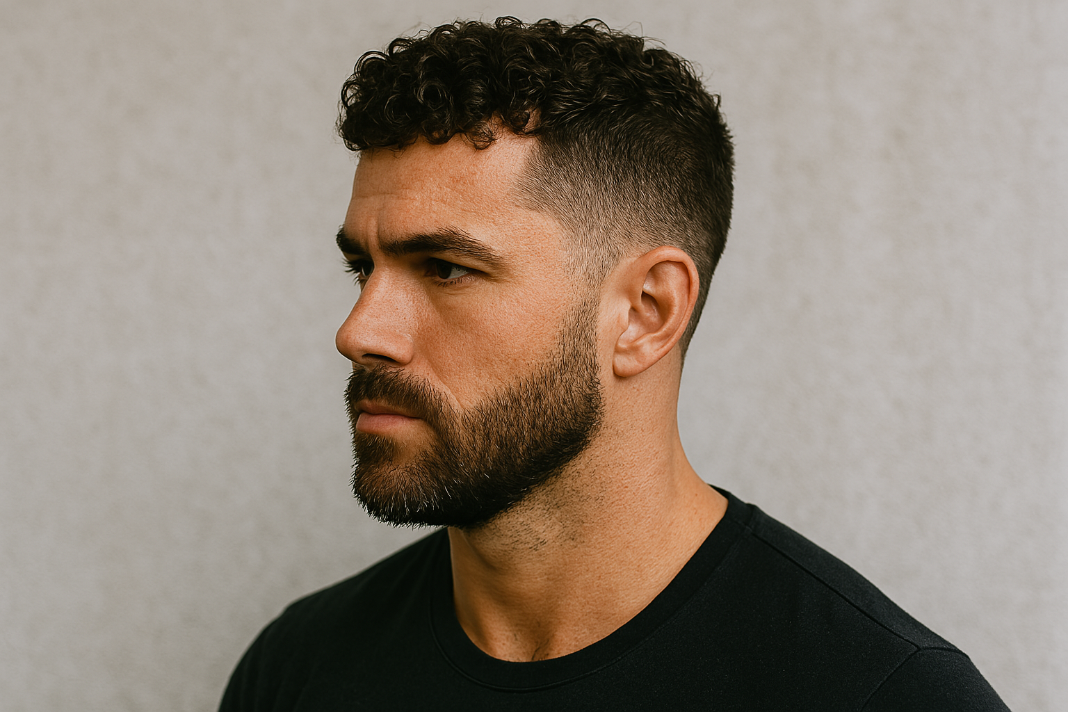 Boxerschnitt mit Locken