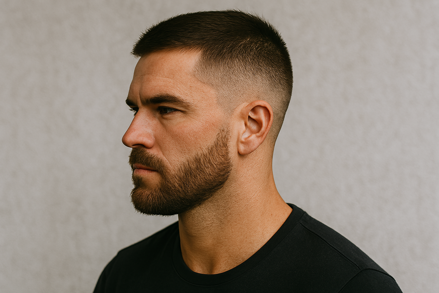 Boxerschnitt mit Taper Fade
