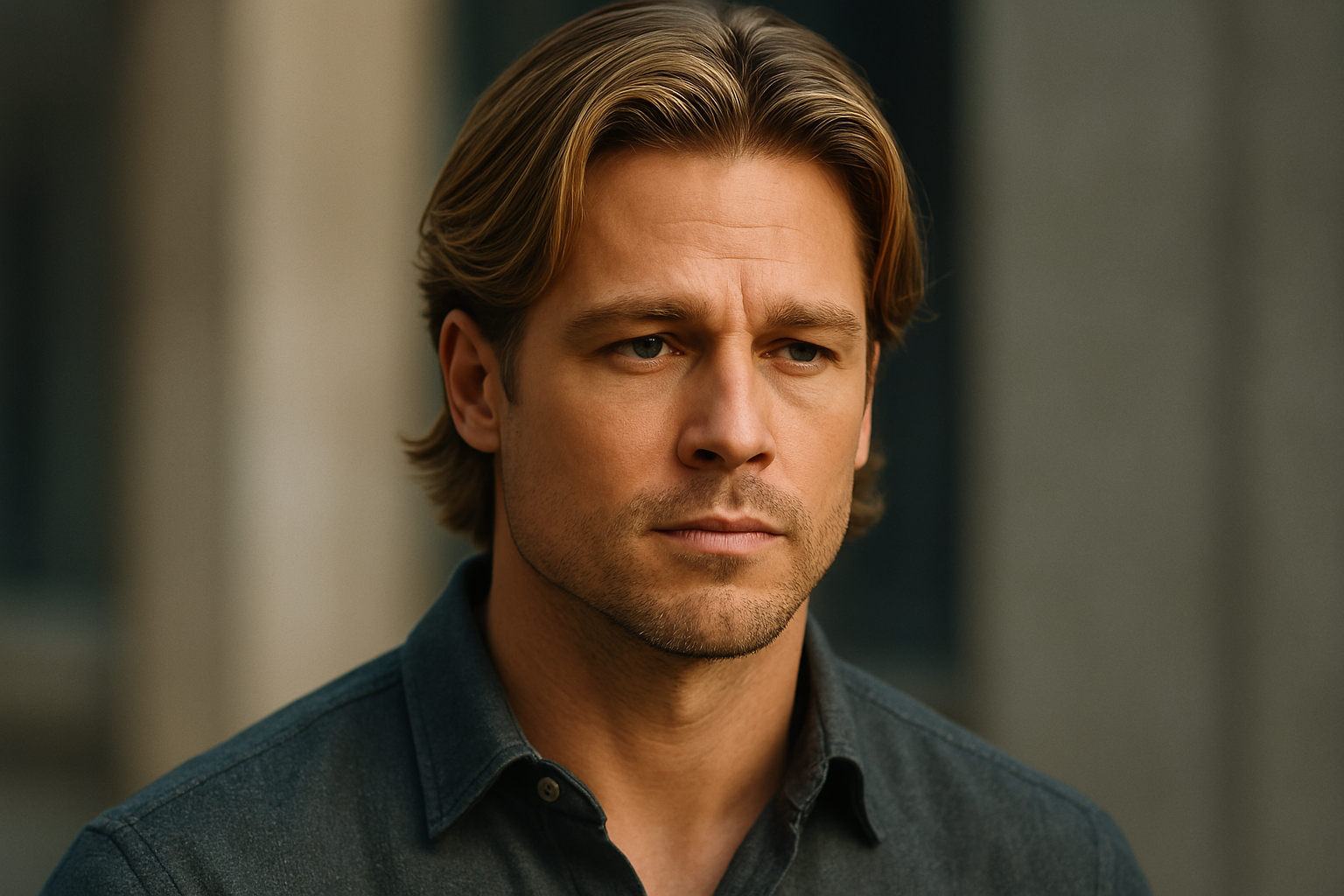 Brad-Pitt-Mittelscheitel