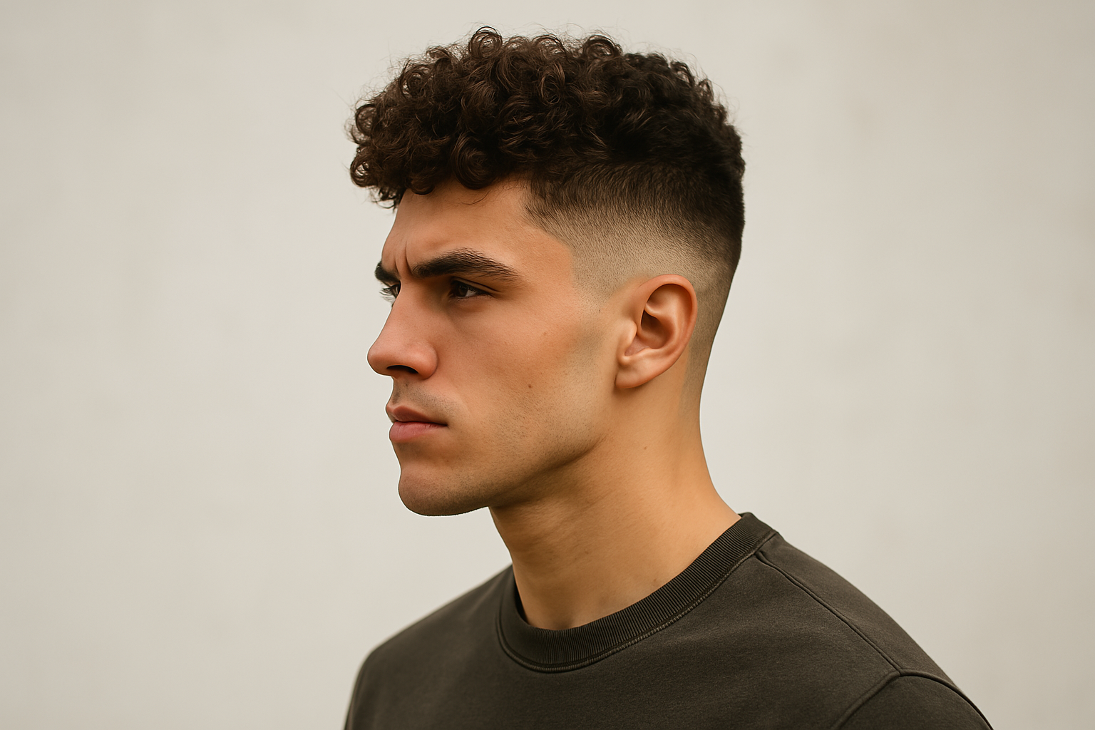 Brokkoli mit High Fade