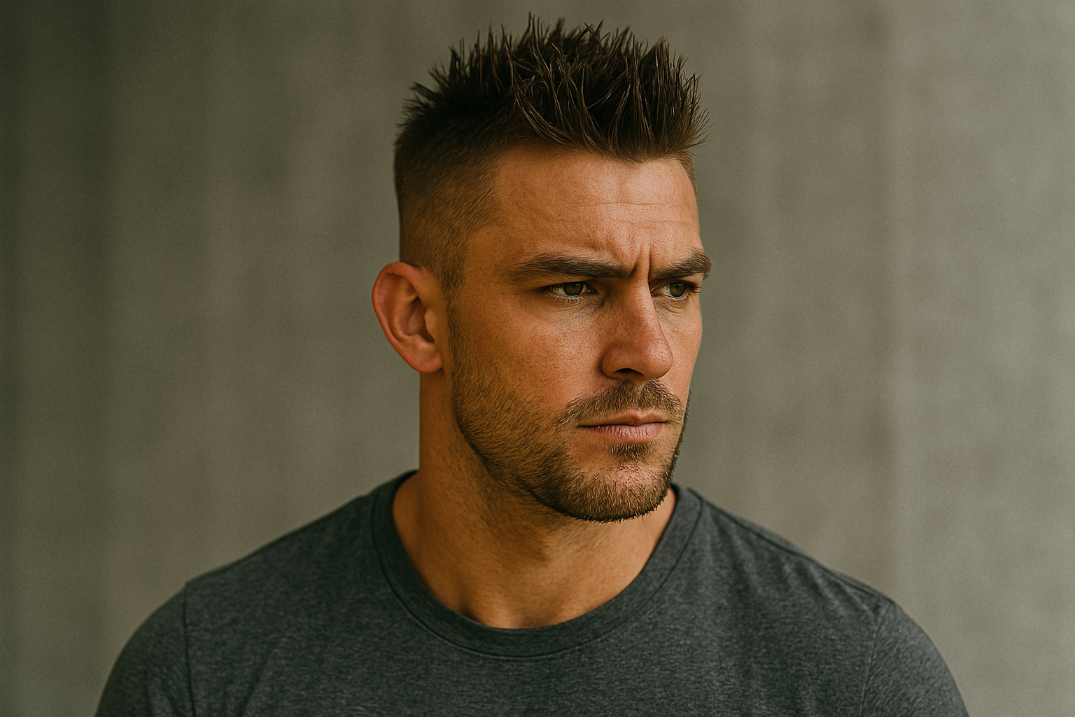 Der Spiky Crew Cut