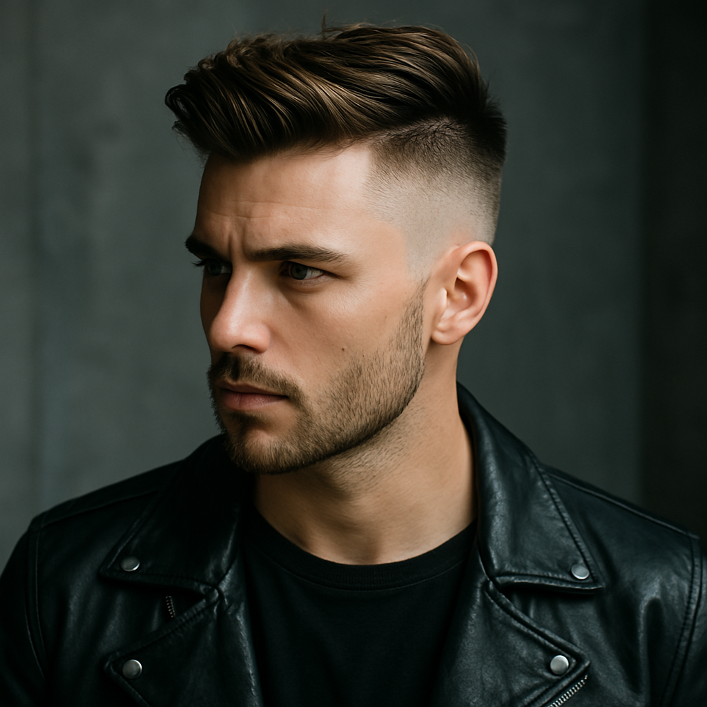 Fassonschnitt mit Undercut