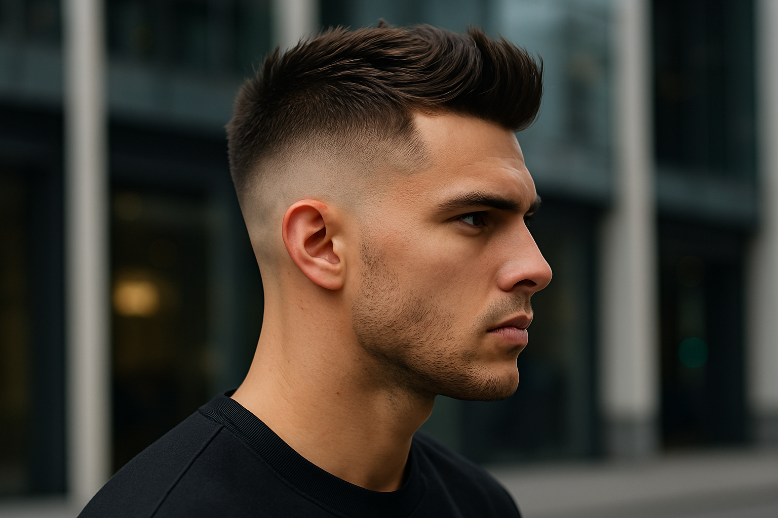 High Drop Fade Frisur