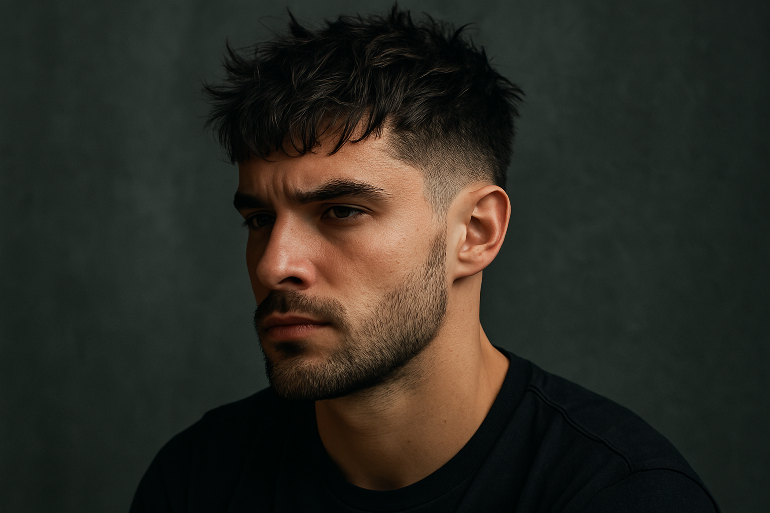 Messy Edgar Cut