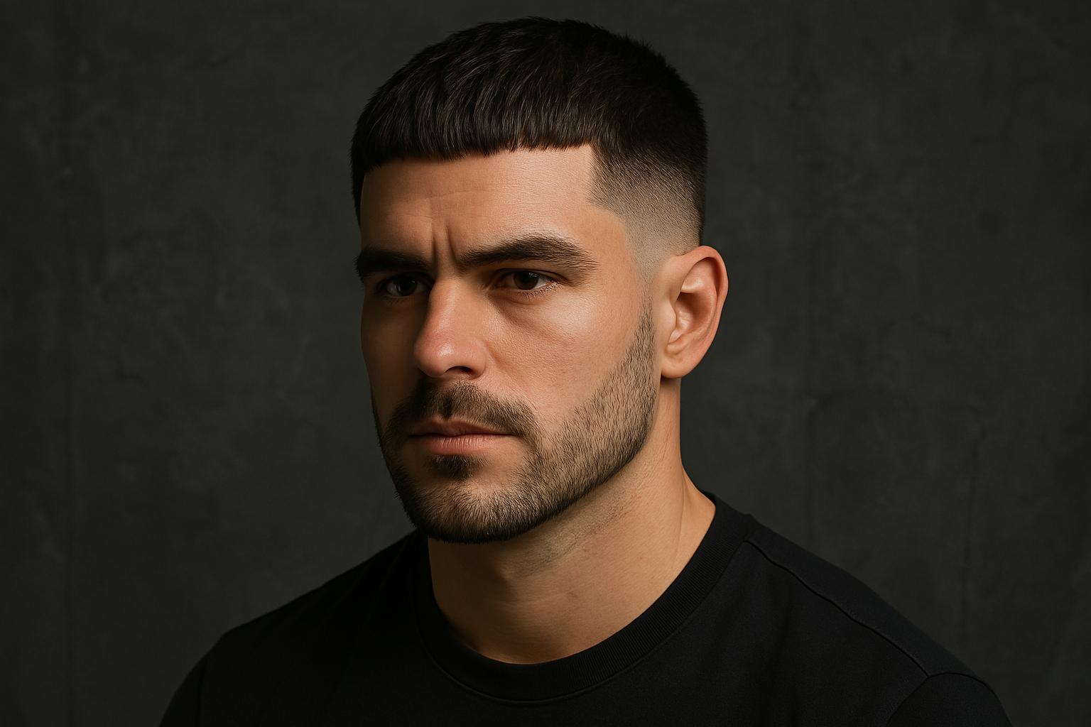 Mid Fade Edgar Cut