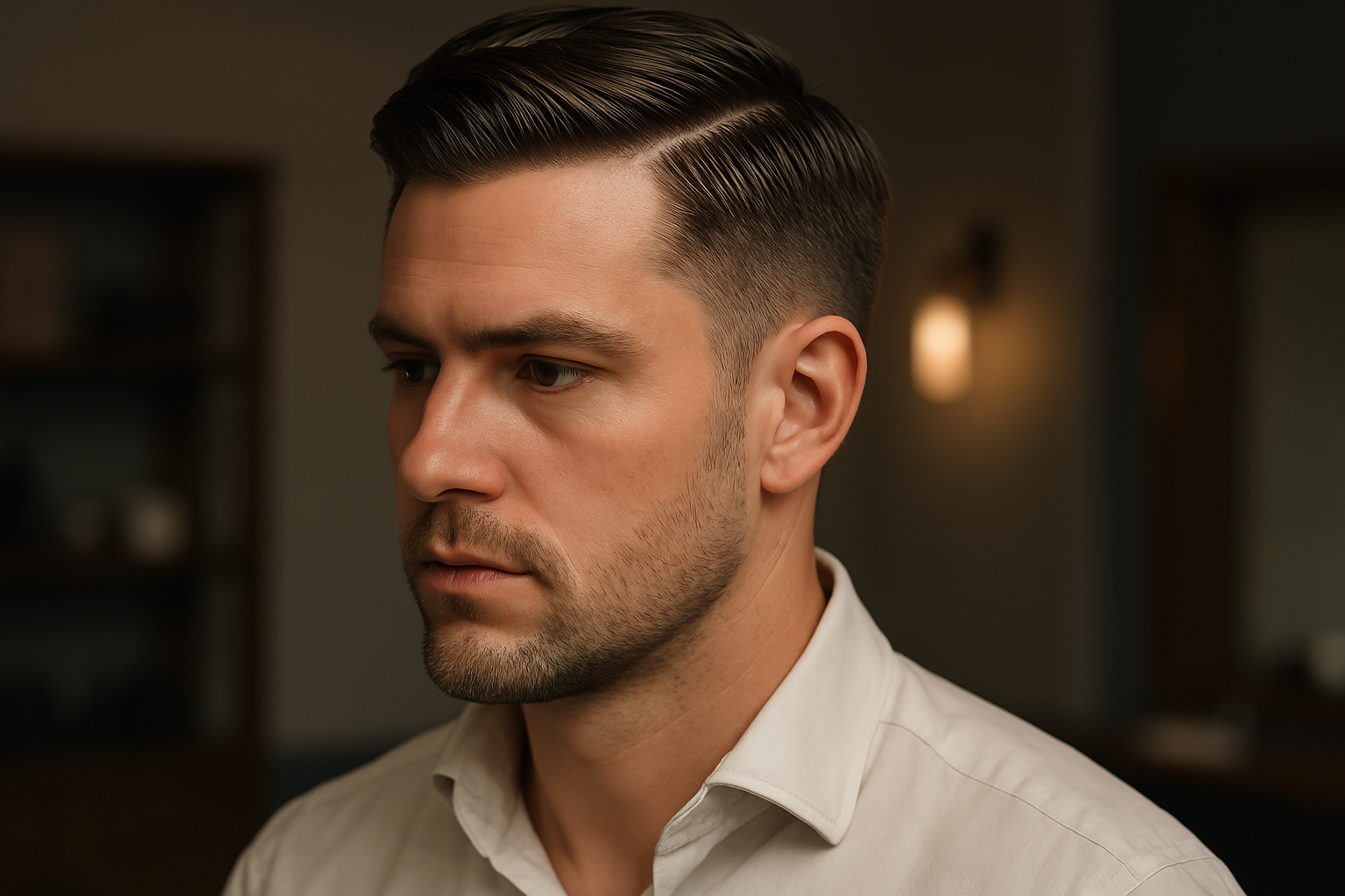 Mid Taper Fade für mehr Struktur
