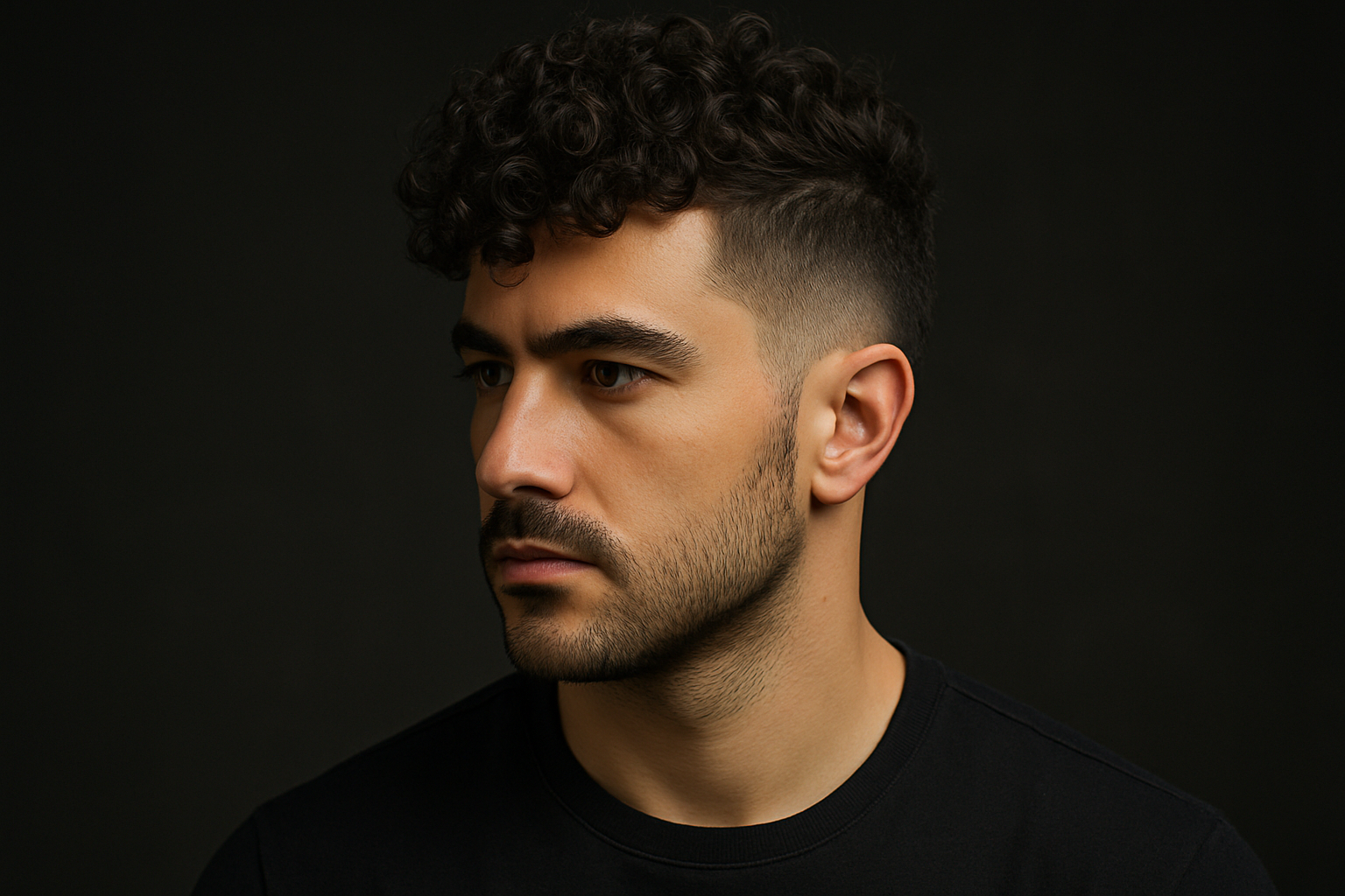 Sidecut für Locken