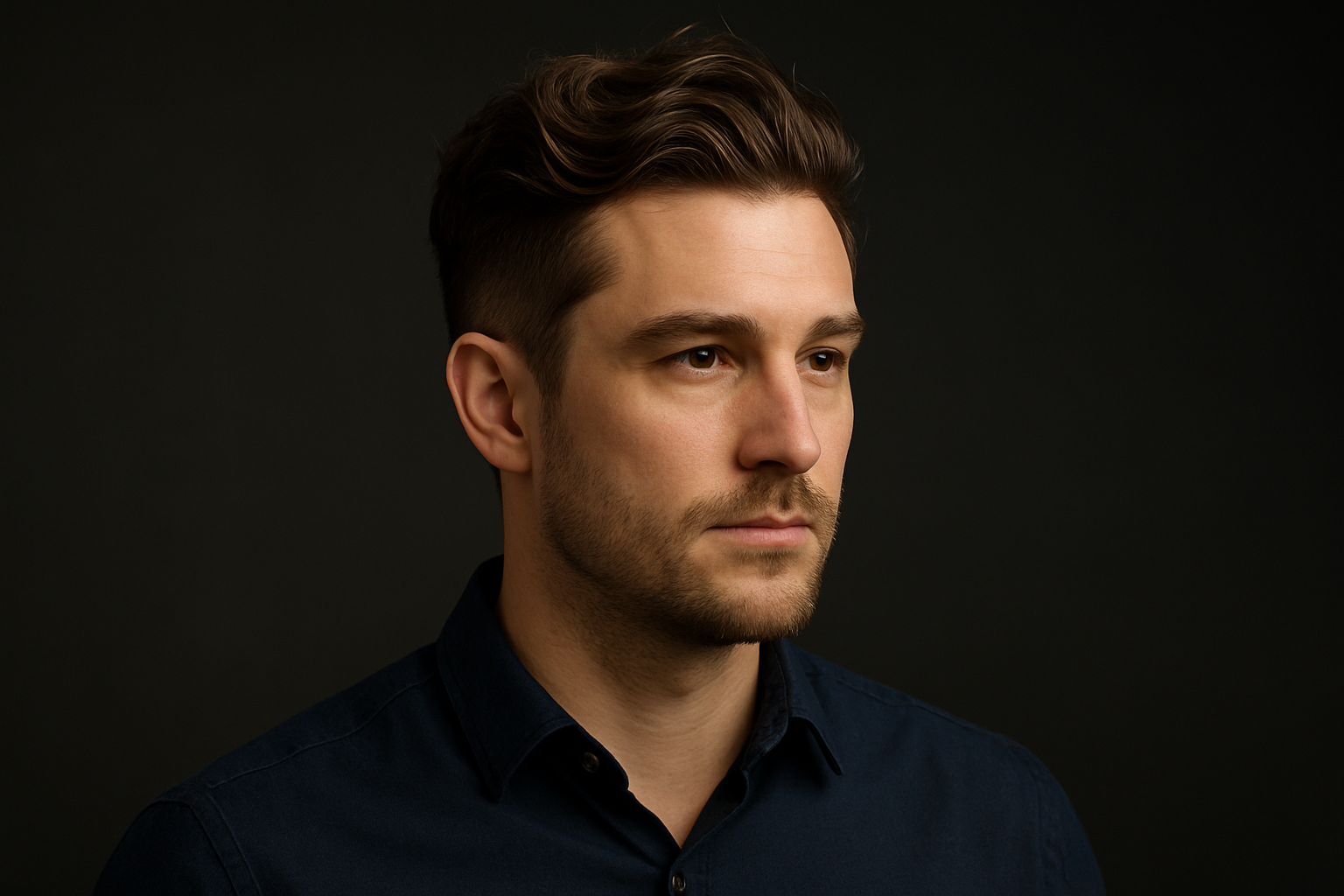 Sidecut mit Seitenscheitel