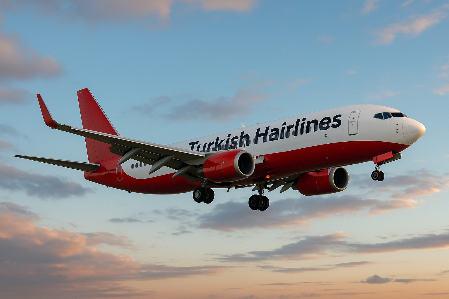 Turkish Hairlines Flugzeug