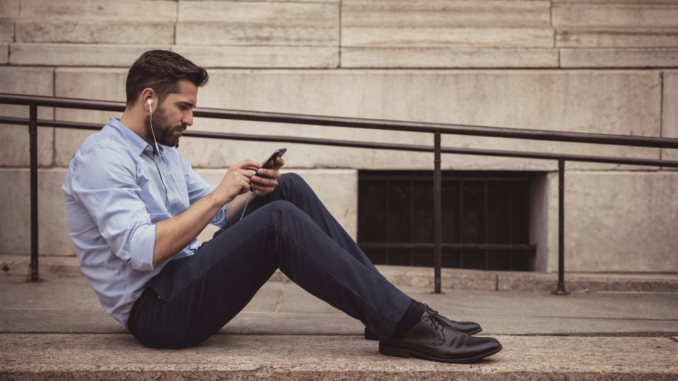 Freizeit und Smartphone