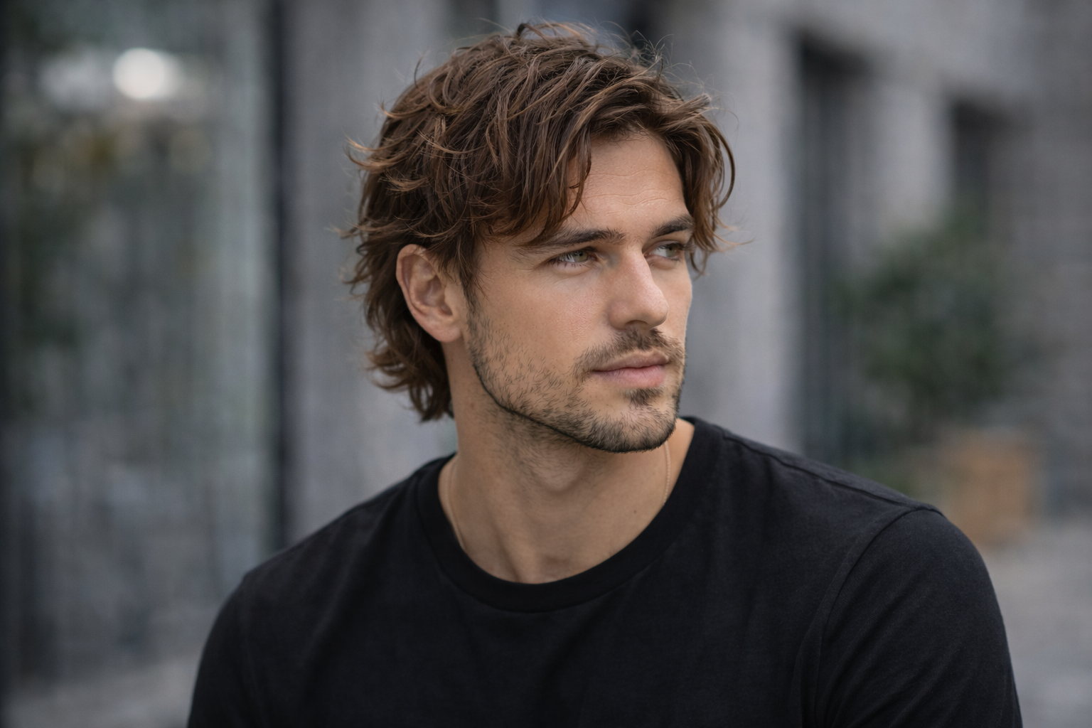 Der mittellange Surfer Look