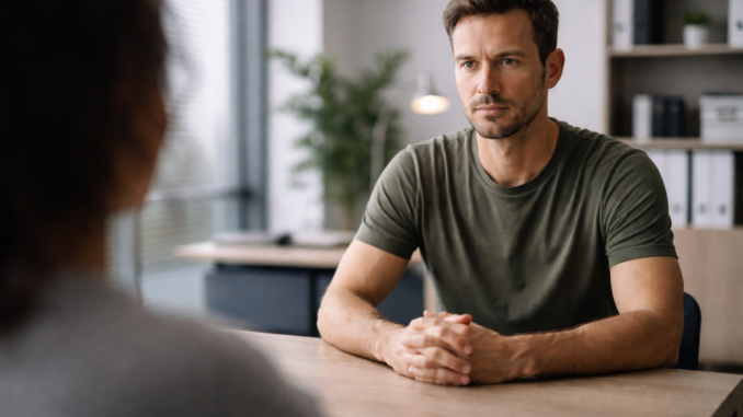 Fokussierter Austausch im Büro
