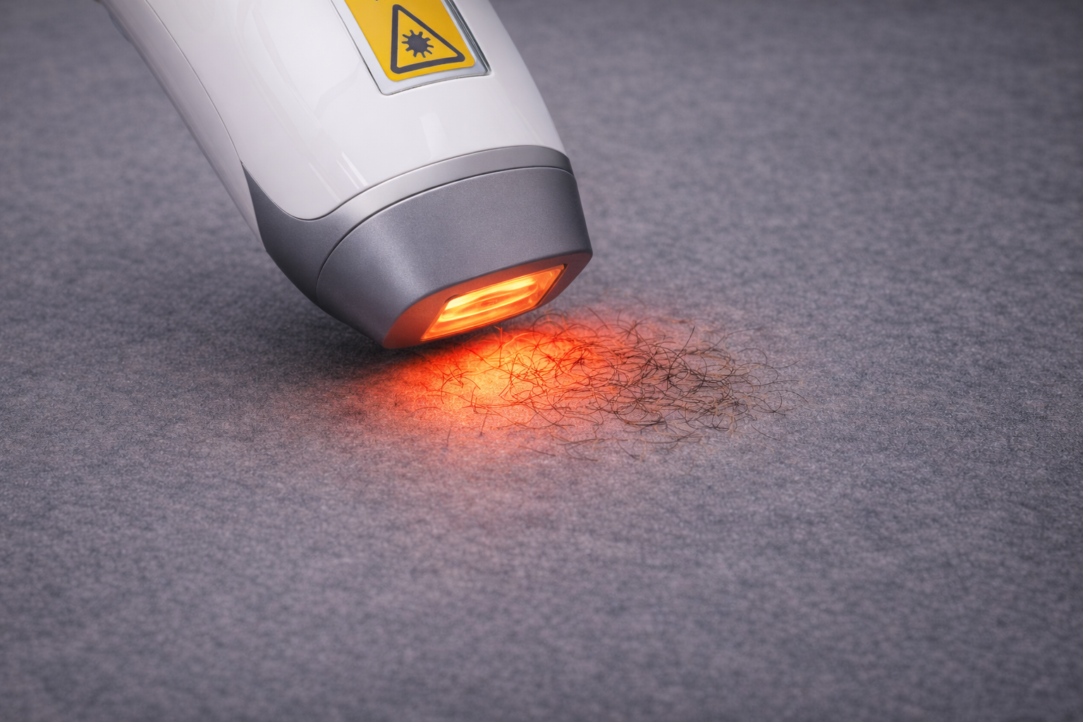 Laserbehandlung eines kurzen Haarschnitts