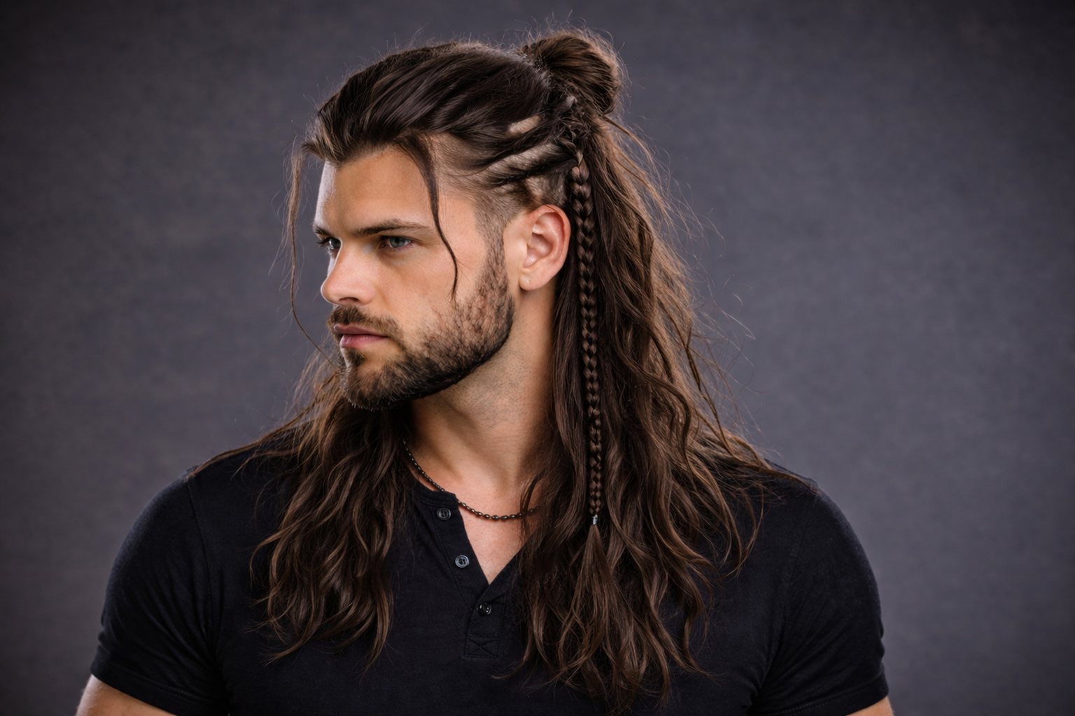 Männliche Porträtaufnahme mit gekonntem Blick