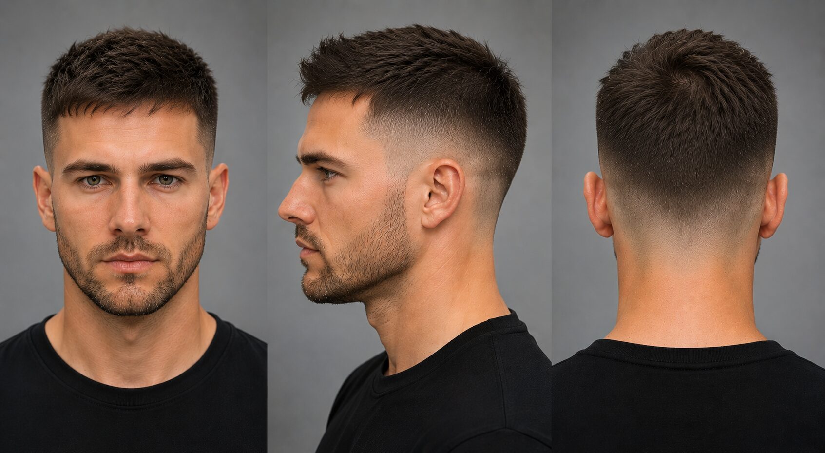 Der kurze Fade mit Textur