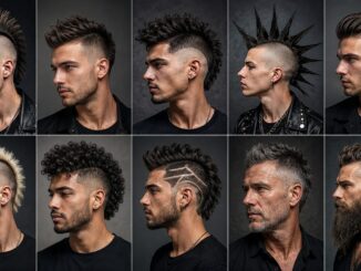 Mohawk-Frisur für Männer