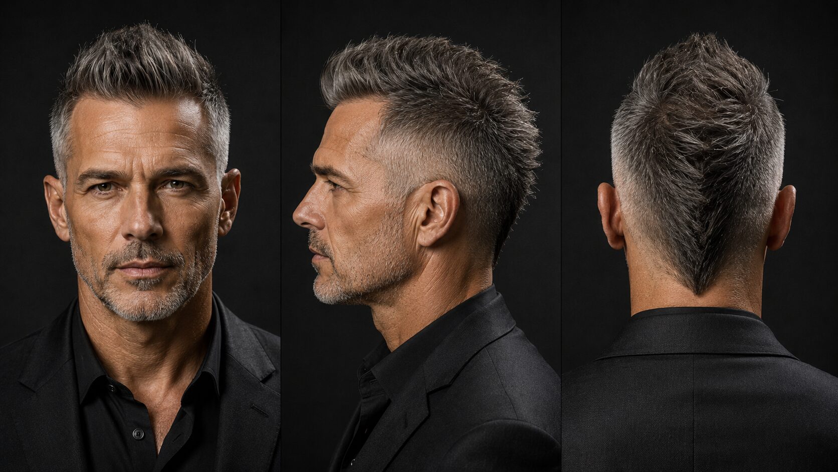 Subtiler Mohawk für reifere Männer