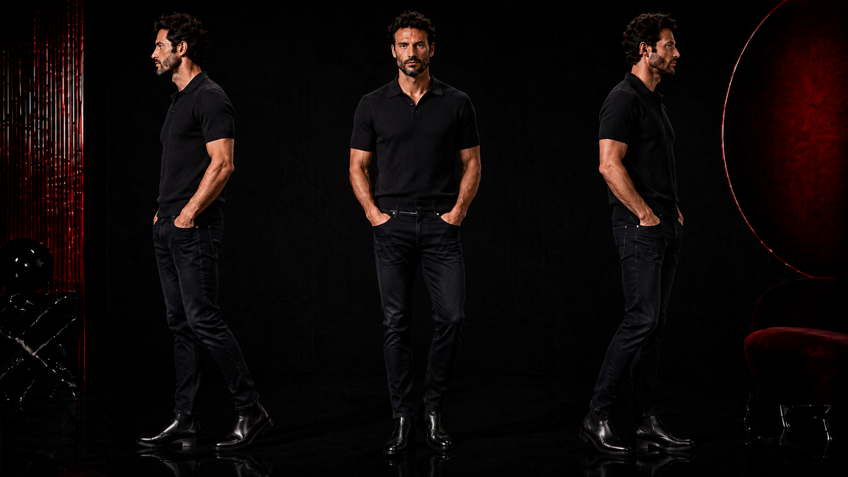 Chelsea Boots und Slim-Jeans