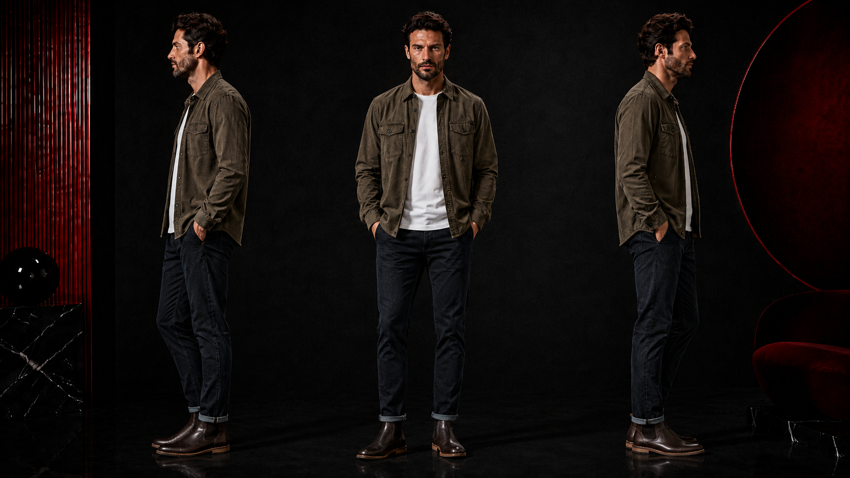 Overshirt als Zwischenlage
