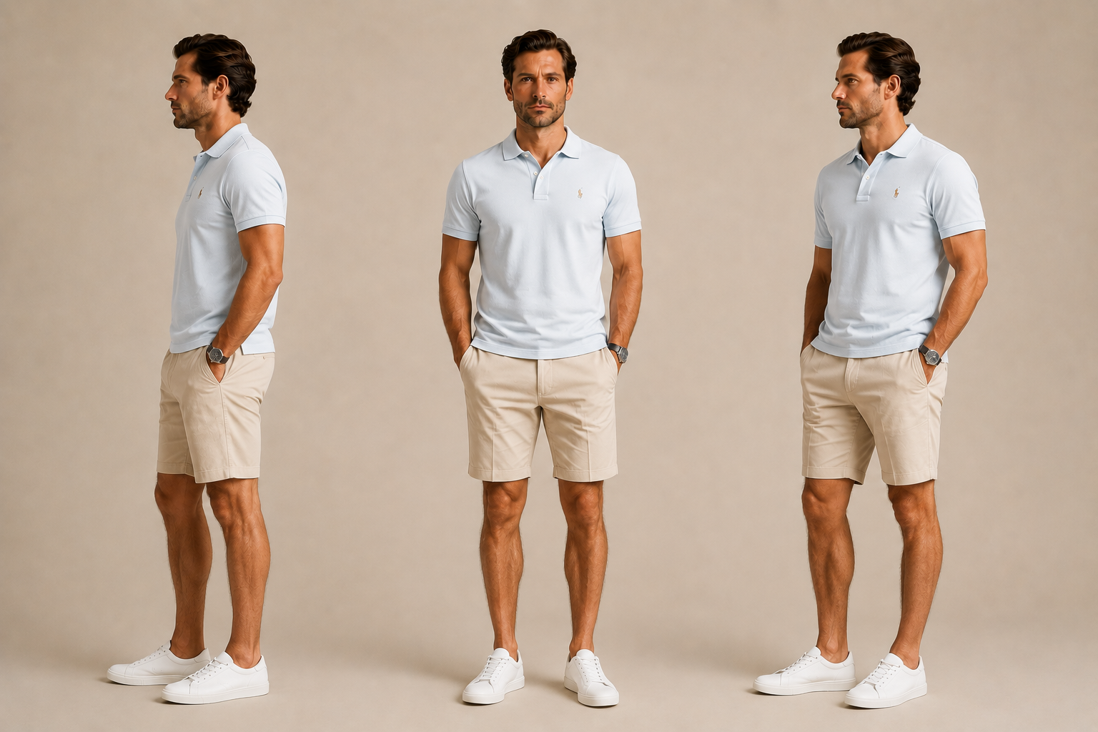 Polo und Shorts - der Clubhouse-Look