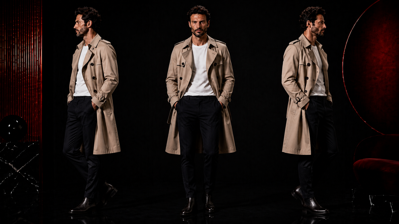 Trenchcoat als Anker
